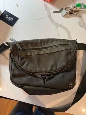 lululemon athletica Olive Green Crossbody Bag